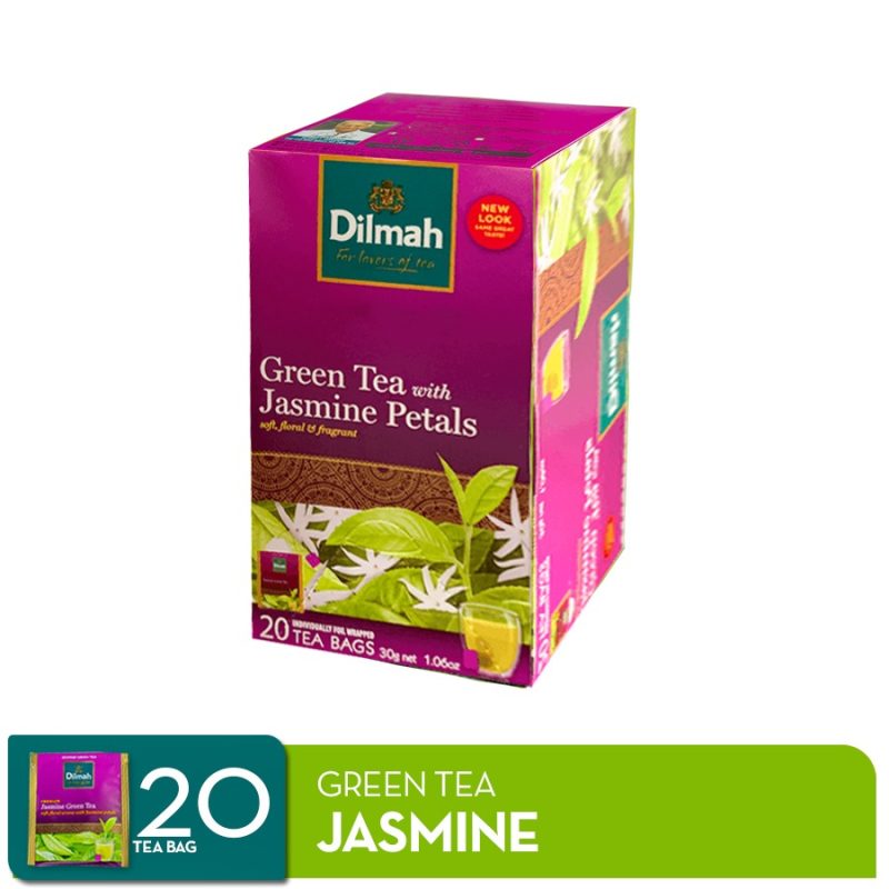 Dilmah Green Tea with Natural Jasmine - Teh Celup